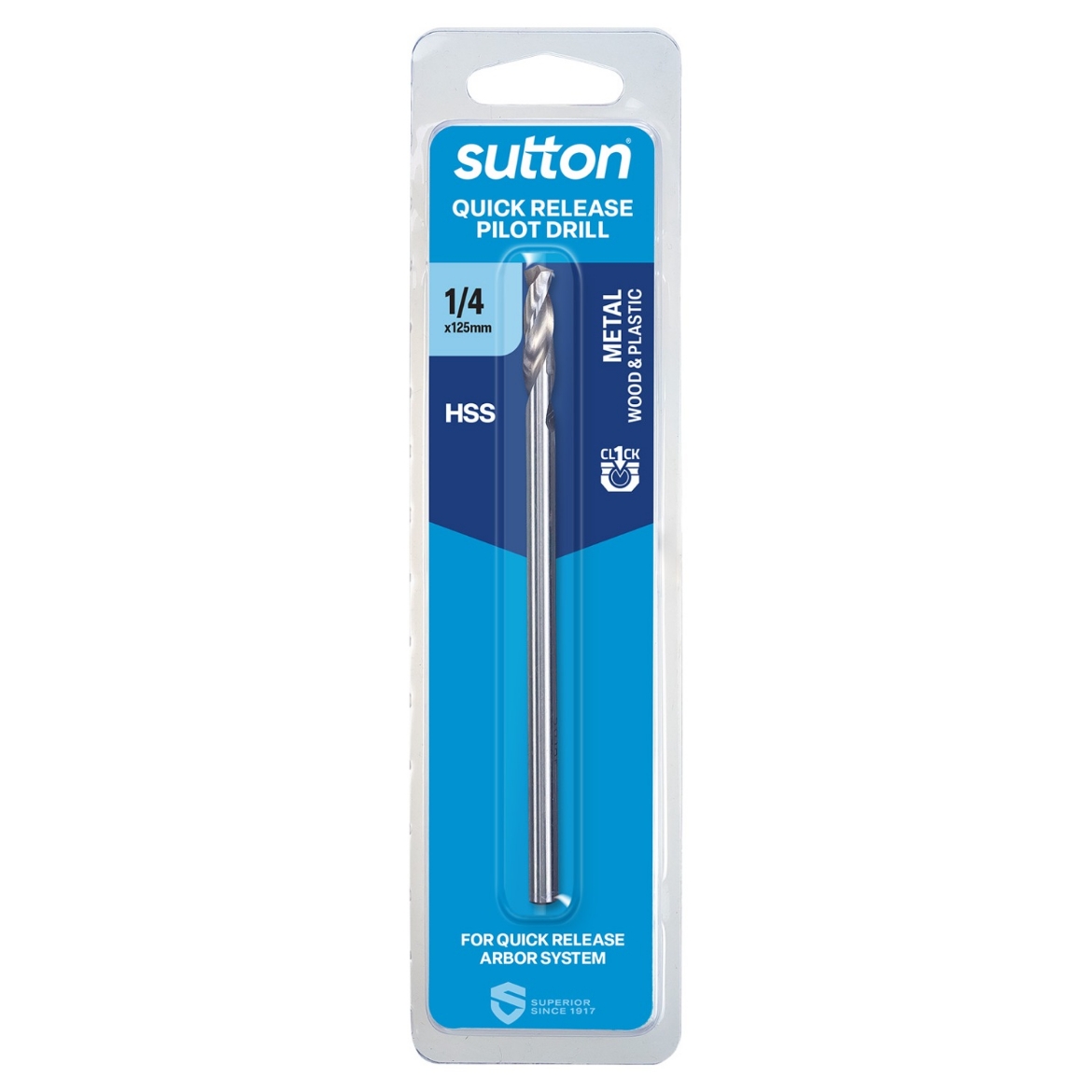 Picture of Pilot Drill, HSS, 1/4" x 125mm, suits QR Arbor