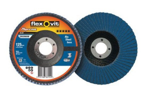 Picture of Disc, Megaline Flap, 5" Flexovit, 125 x Z40, General Purpose