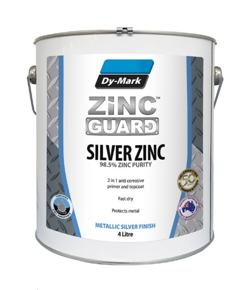 Picture of Zinc Guard, Silver Zinc, 4ltr, Primer and Topcoat