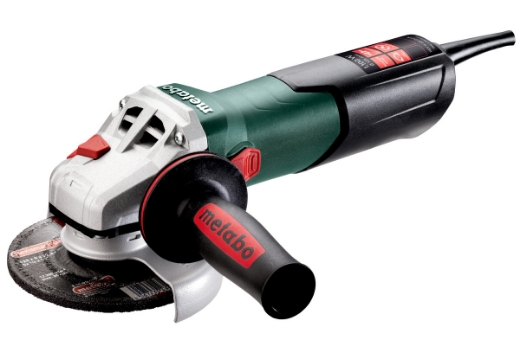 Picture of METABO Angle Grinder Ø125 mm, 1100 W, Safety Clutch, Quick Locking Nut, Restart Protection, Soft Start, Constant Torque, Overload Protection, Variable Speed 2800-10500 rpm, WEV 11-125 Quick