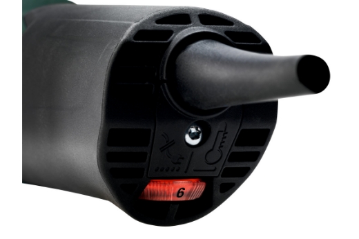 Picture of METABO Angle Grinder Ø125 mm, 1100 W, Safety Clutch, Quick Locking Nut, Restart Protection, Soft Start, Constant Torque, Overload Protection, Variable Speed 2800-10500 rpm, WEV 11-125 Quick
