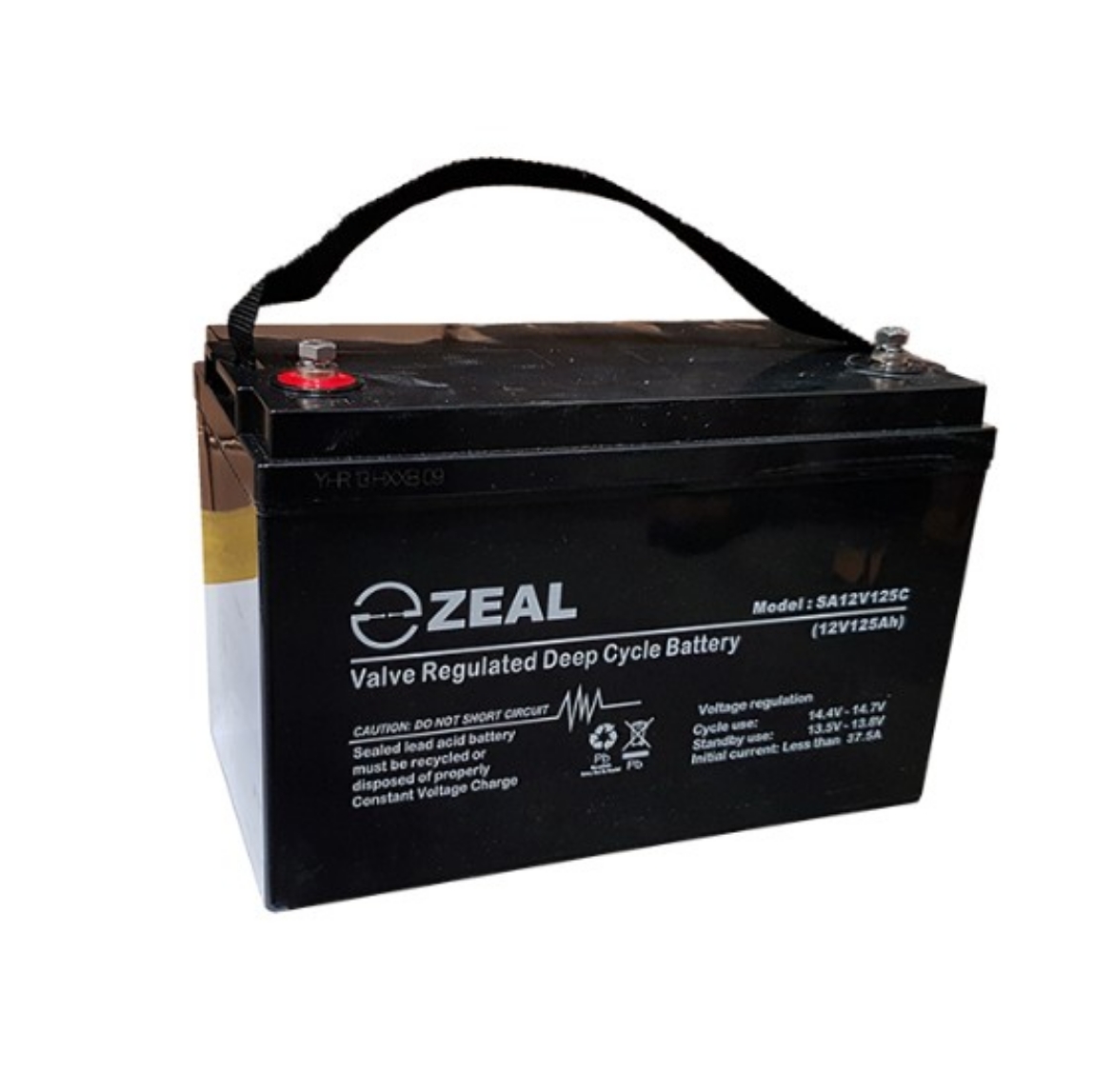 Picture of ZEAL 12V 125AH AGM Deep Cycle Battery (330 x 172 x 220)