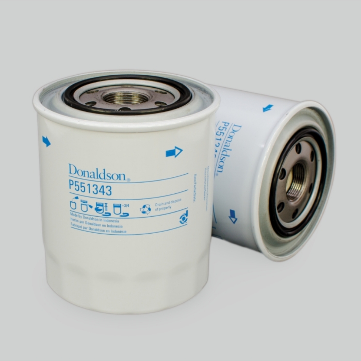 Picture of Filter, Lube, Spin-On, M26 x 1.5, Full Flow (Alt. P550406)