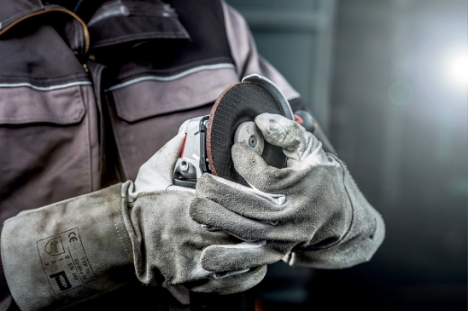 Picture of METABO Angle Grinder Ø125 mm, 1300W, Paddle Switch, Safety Clutch, Quick Locking Nut, Brake, WPB 13-125