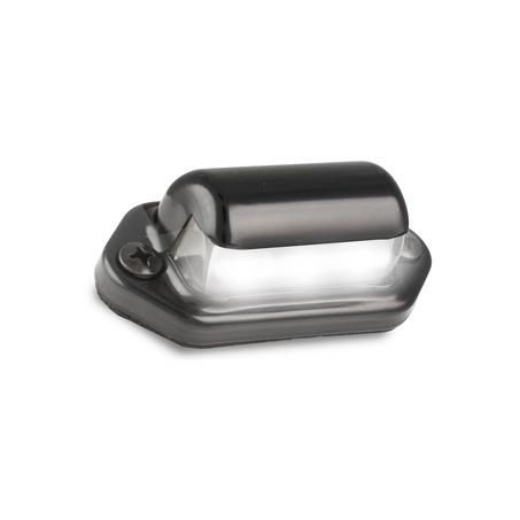 Picture of LED Licence Plate Light 10-30V 4 LED 75 x 29 x 33mm Rear Mount Black
