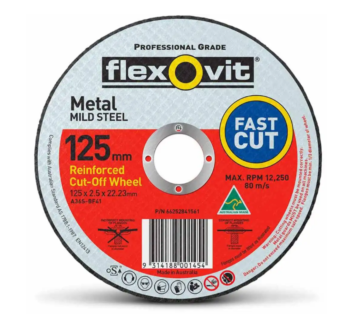 Picture of CUT-OFF WHEEL 125 x 2.5 x 22.23mm FLX-MEGA-LINE