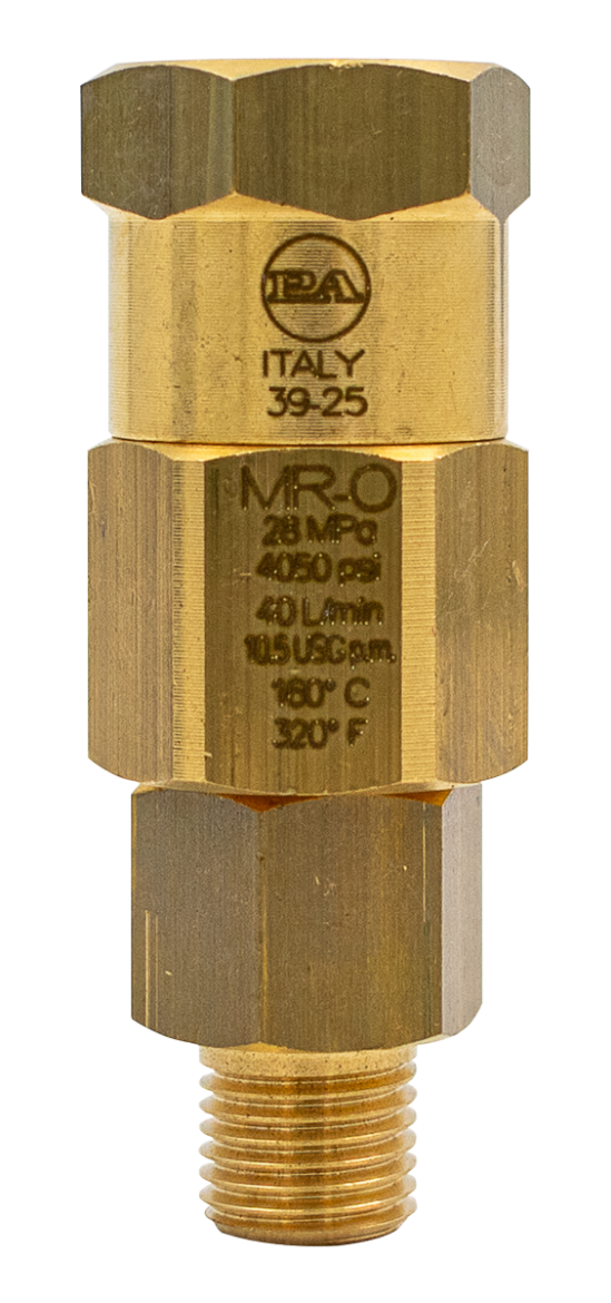 Picture of Gun Swivel, Brass, 1/4" BSP-M x 1/4" BSP-F, 3650 psi