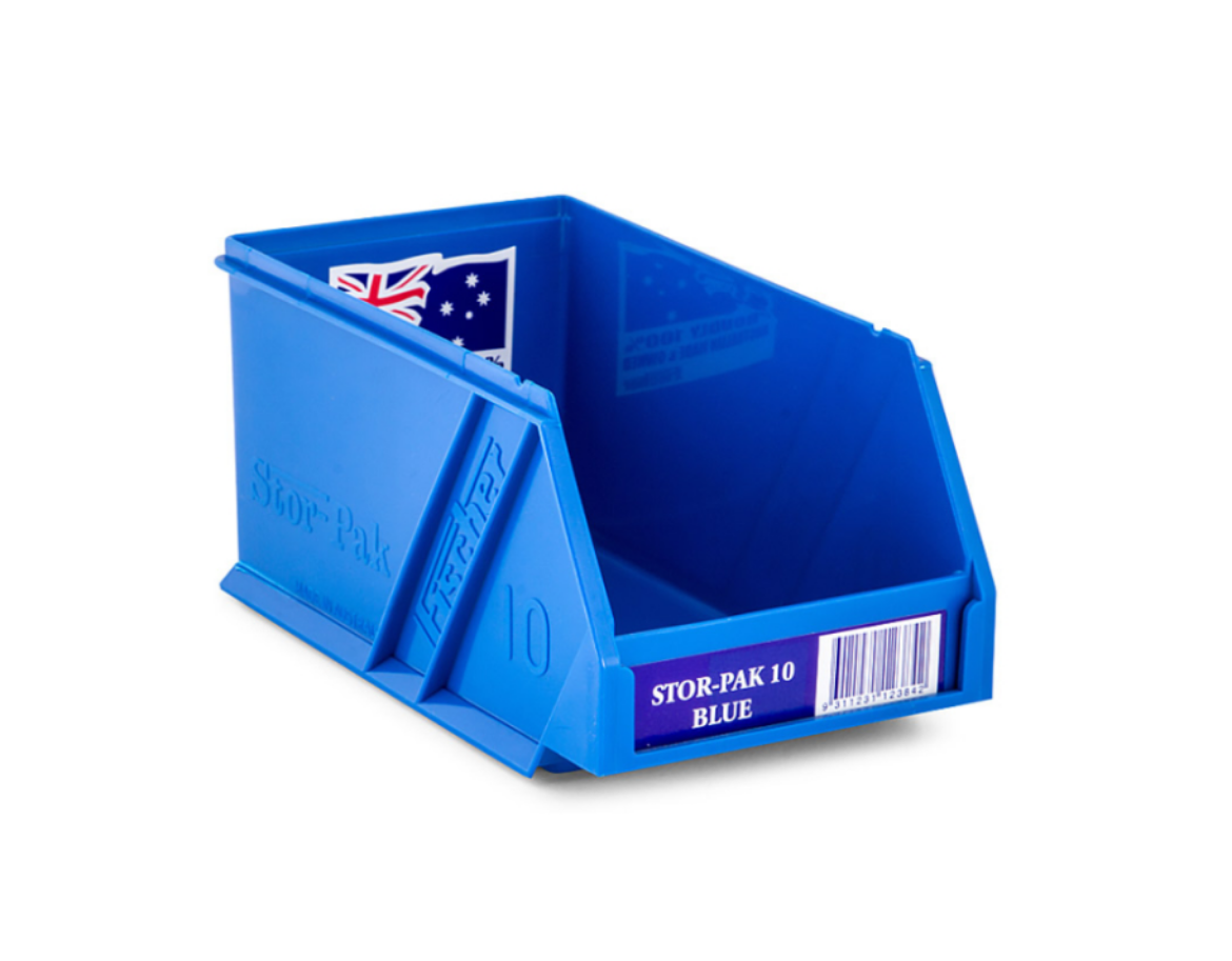 Picture of Parts Box, Stor-Pak 25, 133W x 220D x 125H, BLUE, Fischer