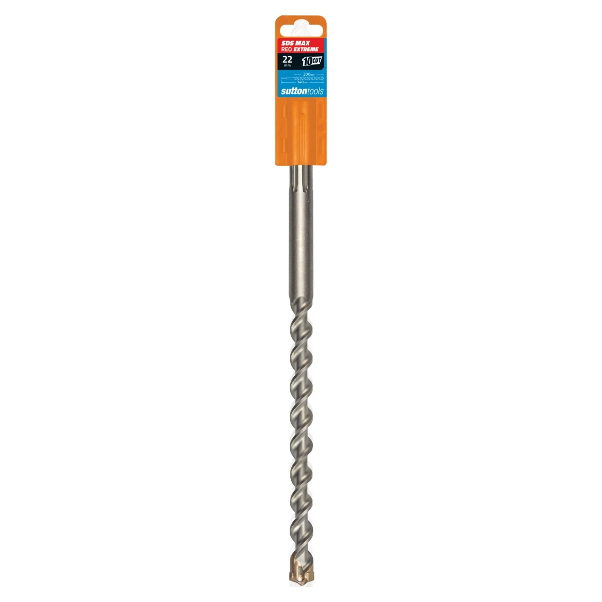 Picture of Drill, Masonry, 22mm x 340mm, REO EXTREME 10 CUT, SDS Max, TCT Tips (Red)