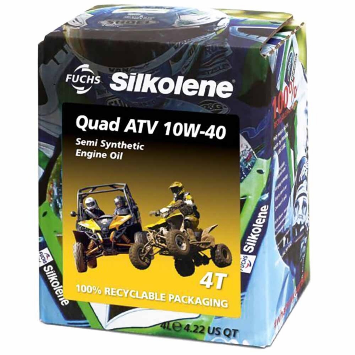 Picture of SILKOLENE QUAD & UTV 10W-40, 4LTR CUBE