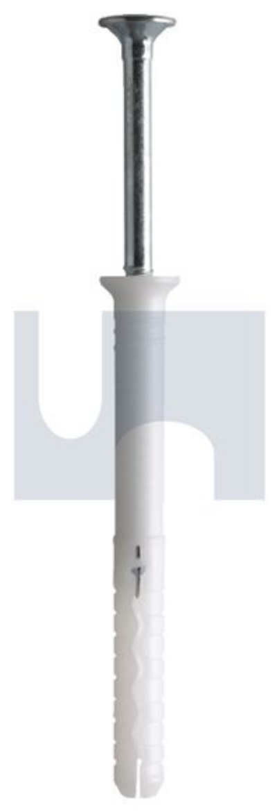 Picture of Nylon Anchor, M5 x 50 / 25, Zinc Plated, (Knock In/Wall Plug)