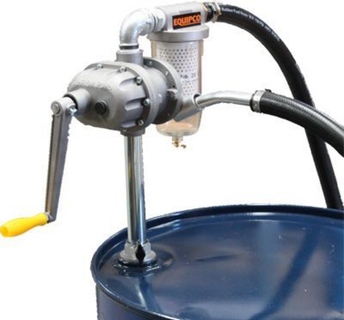 Picture of Super Flow Rotary Pump with Clear Bowl, 10 micron Fuel Filter, 2.5m Hose & Spout, Diesel & Unleaded