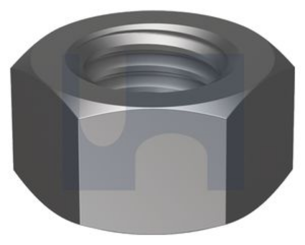Picture of Nut, Metric, 12mm, Class 10, Zinc Plated