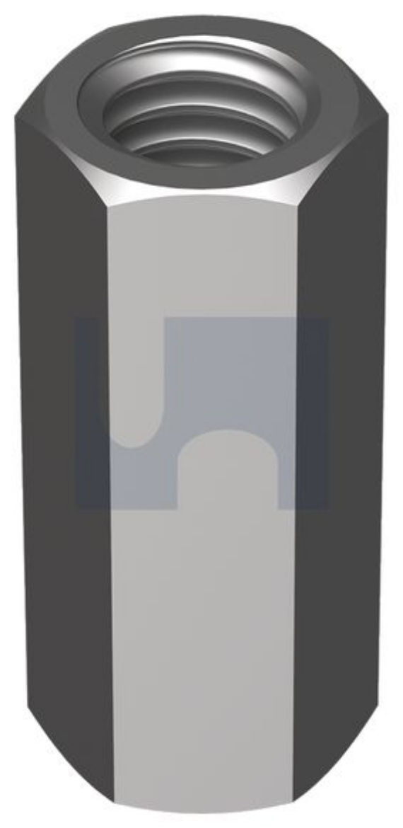 Picture of Coupler, Metric Hex, 24 x 50mm, Class 5, Zinc Plated