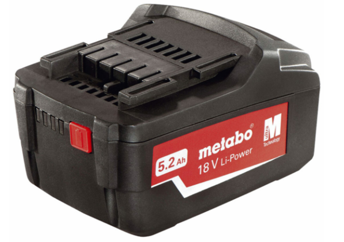 Picture of METABO Battery, 5.2 Ah, 18V Li-ion