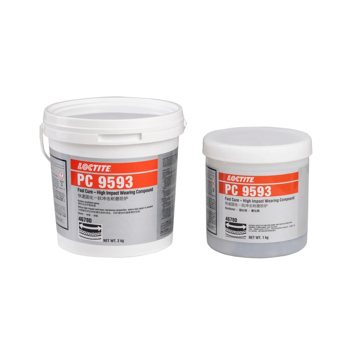 Picture of Loctite 9593 Nordbak High Impact Fast Curing Wearing Compound Kit - 3kg