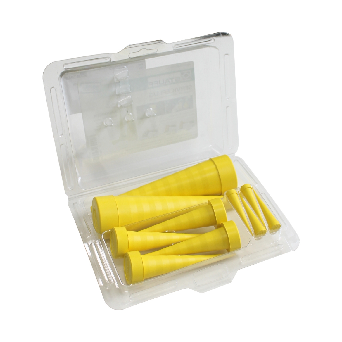Picture of Serviceline Plugs Kit to Suit 1mm - 42mm (Box of 10) Yellow