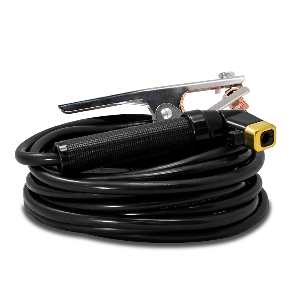 Picture of Earth Lead Set with Clamp, 4m, Dinse Connector 10/25, Cable 16mm2